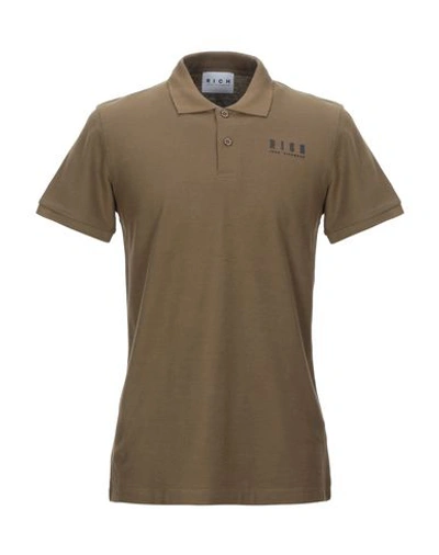 John Richmond Polo Shirts In Green