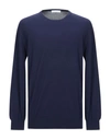 Cruciani Basic Cotton Sweater In Blue
