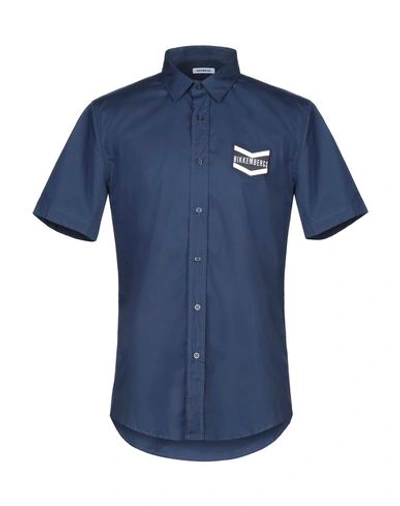 Bikkembergs Shirts In Blue