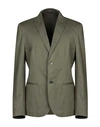 Grey Daniele Alessandrini Suit Jackets In Green