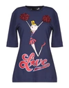 Love Moschino T-shirts In Bright Blue