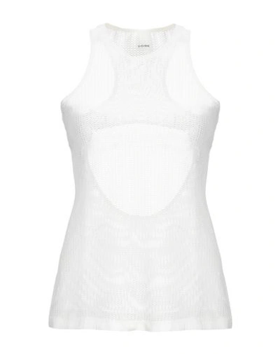 C-clique Tank Tops In White