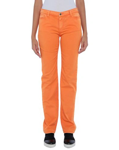 Emporio Armani Pants In Orange