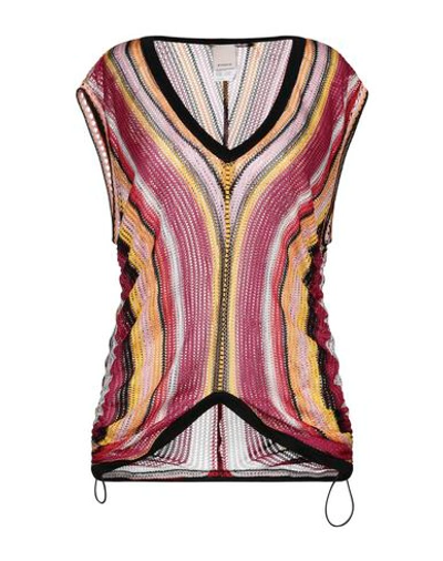 Pinko Sweaters In Mauve