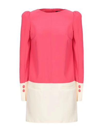 Elisabetta Franchi Short Dresses In Coral