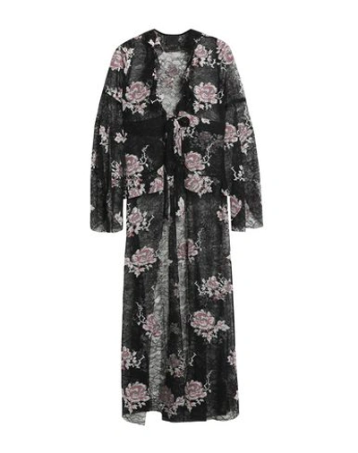 Anna Sui Overcoats In Black