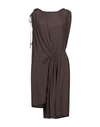 Mauro Grifoni Short Dresses In Steel Grey