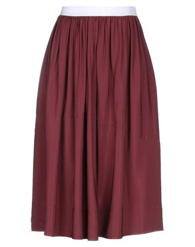 Golden Goose Midi Skirts In Purple