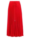 Tibi Long Skirts In Red