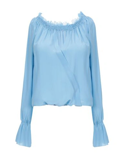 Patrizia Pepe Blouses In Sky Blue