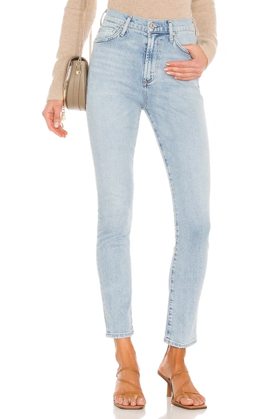 Citizens Of Humanity Olivia High-rise Slim-leg Jeans In La Lune