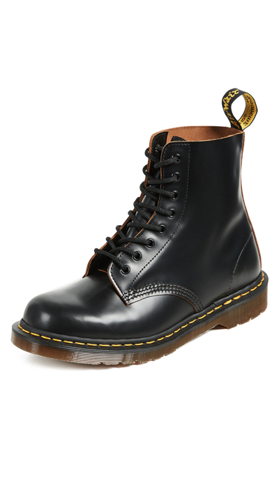 Dr. Martens' Made In England Vintage 1460 8 Eye Boot In Black