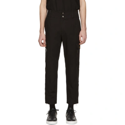 Dolce & Gabbana Multi-pocket Straight Leg Trousers In Black