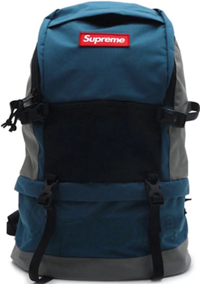 Pre-owned Supreme  Contour Backpack Blue