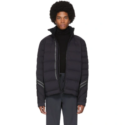 Canada Goose Black 'black Label' Hybridge Cw Bomber Jacket