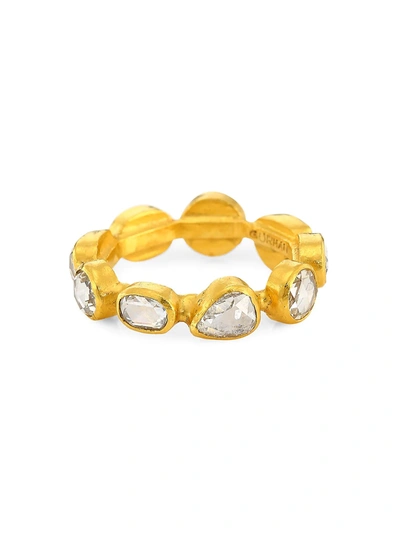 Gurhan Elements 24k Yellow Gold & Diamond Ring