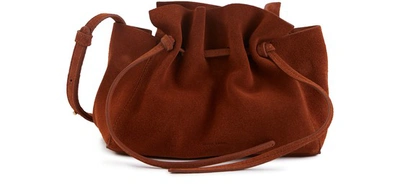 Mansur Gavriel Protea Mini Shoulder Bag In Rust