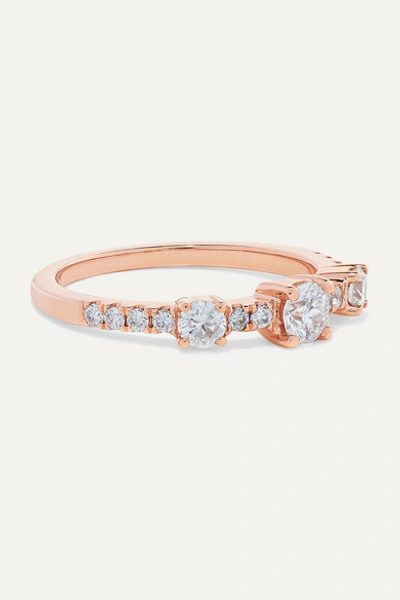 Anita Ko Collins 18-karat Rose Gold Diamond Ring