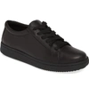 Eileen Fisher Cal Sneaker In Black Washed Leather