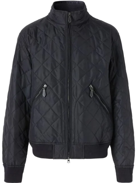 diamond quilted thermoregulated jacket