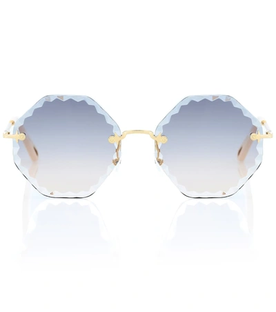 Chloé Rosie Sunglasses In Blue