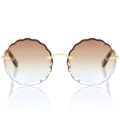 Chloé Rosie Sunglasses In Brown