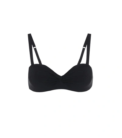 Karla Colletto Basics Lingerie Bikini Top In Black