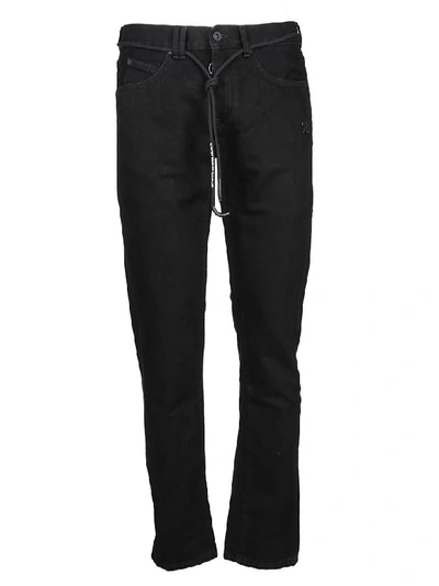 Off-white Pantalone In Black Black