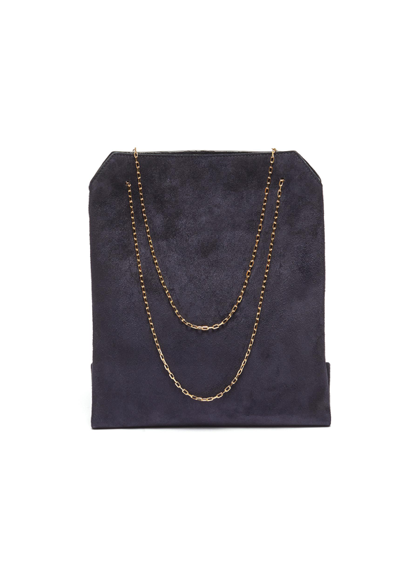The Row 'small Lunch Bag' In Suede In Blue | ModeSens