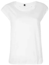 Bassike Fitted Muscle Tank In White