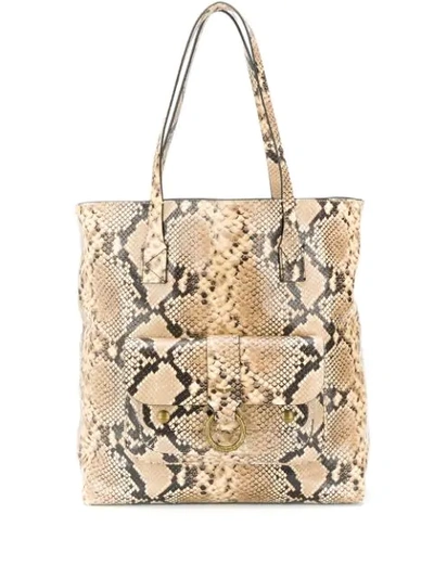 Zadig & Voltaire X Kate Moss Wild Tote In Neutrals