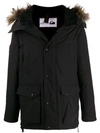Arctic Explorer Chill Parka Coat In Black