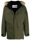 Arctic Explorer Polus Parka Coat In Khaki