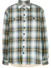 Dsquared2 Plaid Shirt In Blue