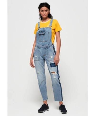 Superdry Utility Dungarees In Blue