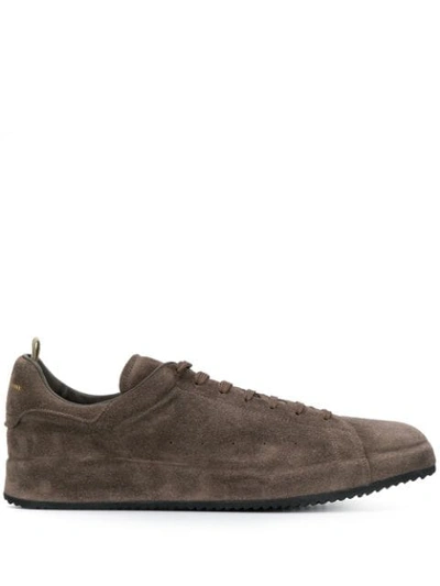 Officine Creative Ace Lux Sneakers In Grey Suede