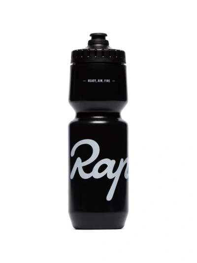 Rapha Bidon Logo Print Water Bottle In Black