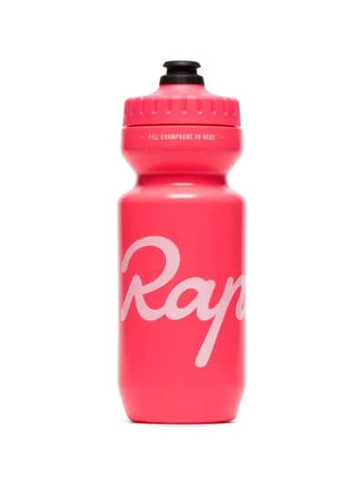 Rapha Bidon Logo Print Water Bottle In Pink