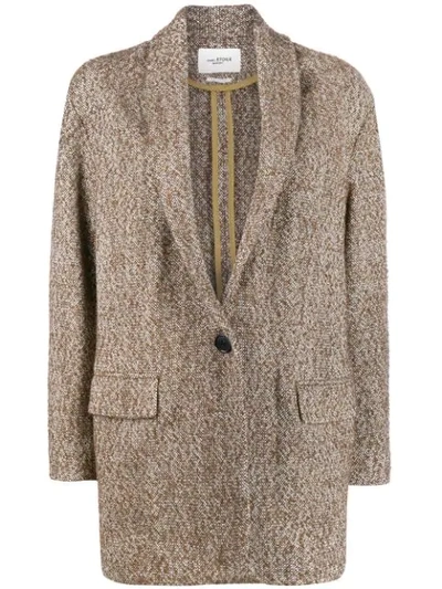 Isabel Marant Étoile Shawl Collar Blazer In Brown