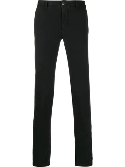 Incotex Mid-rise Slim-fit Trousers In Grey