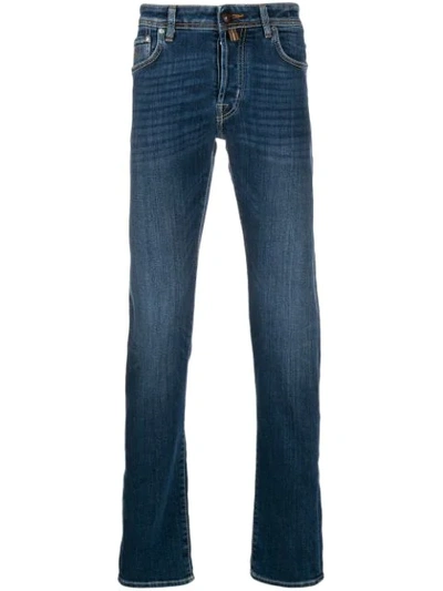 Jacob Cohen Luxury Philosophy Slim-fit Jeans In Blue