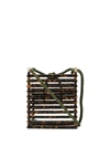 Montunas Vanda Cage Box Bag In Brown