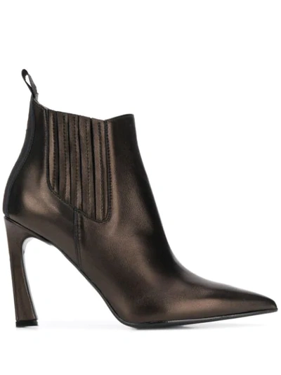 Karl Lagerfeld Veneto Ankle Gore Boots In 999
