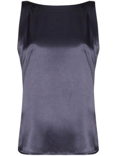 Usisi Rio Satin Tank Top In Black