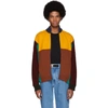 Kenzo Sweatshirt In Colour-block-optik In 41 Marigld