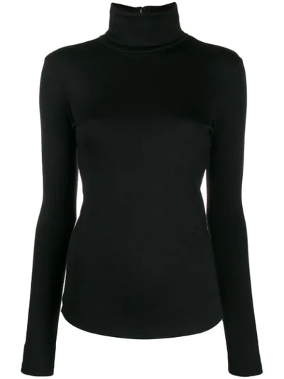 Isabel Marant Doyela Wool Turtle Neck Sweater In Black