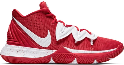 Pre-owned Nike Kyrie 5 Team University Red White In University Red/white |  ModeSens