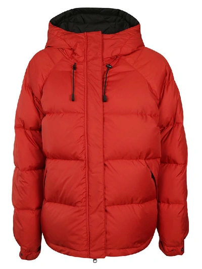 Aspesi Hooded Padded Jacket In Brick