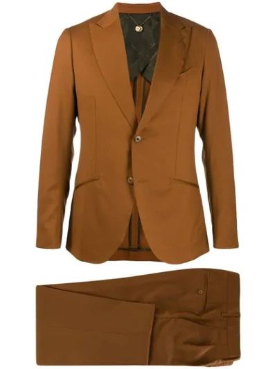 Maurizio Miri Two-piece Suit In Brown