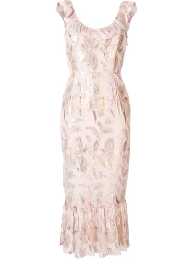 We Are Kindred Harlow Fil Coupé Dress In Pink